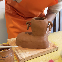 Workshop de cerámica LAMPARA DE TERRACOTA (principiantes y avanzados) - Paolina