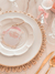 Plato de Sitio White & Gold Puntos