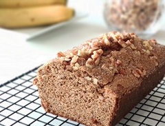 BUDIN XXL DE BANANA Y NUECES