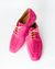 MOCASINES ANA GAMUZÓN FUCSIA - Borsa By MG