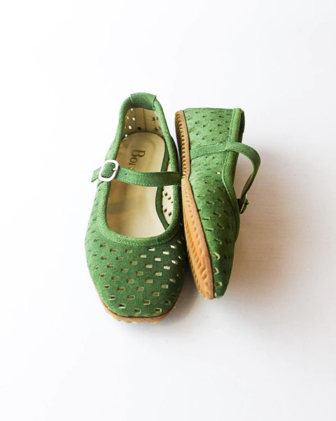 BALERINAS VIENA VERDES - comprar online