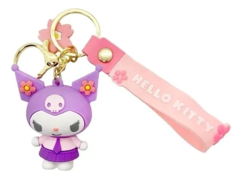 LLAVERO GOMA CORREA KUROMI