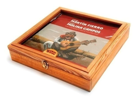EL GAUCHO MARTIN FIERRO - EDICION DE LUJO EN CAJA DE PINOTEA