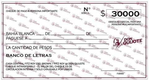 CHEQUELIBRO WEB 30000