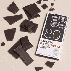TABLETA CHOCOLATE AMARGO 80% CACAO - comprar online