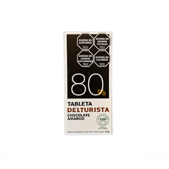 TABLETA CHOCOLATE AMARGO 80% CACAO