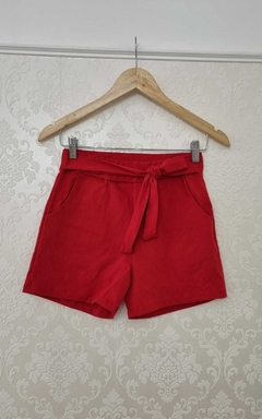 Short Bengalina Con Lazo Y Bolsillos Art 2116