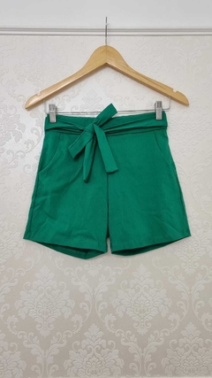 Short Bengalina Con Lazo Y Bolsillos Art 2116 - amaika