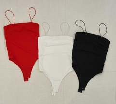 Body Mila De Crepe Marroquein Con Bretel Cordon Y Cierre BrocheClip Art 7010 en internet