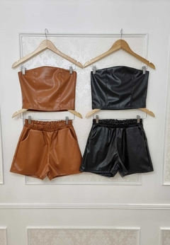 Conjunto Engomado Con Bolsillos Y Cintura Elastizada Art 8540 - amaika