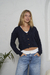 Cardigan tejido trenzado 3 botones. Art: 9679 - amaika