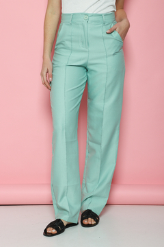 Pantalón sastrero recto con pespunte y bolsillos. Art: 2173 - comprar online