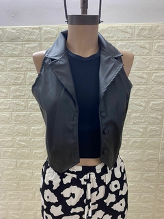 Chaleco Engomado con solapa y botones. Art: 9667 - tienda online