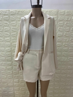 Imagen de Conjunto Sastrero rayadito de blazer y short. Art: 9665