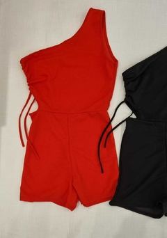 Monito Suka De Crepe un hombro con detalle de frunce en un costado Art 7064 - tienda online