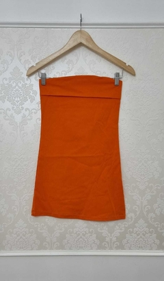 Vestido Wero De Bengalina Elastizada Strapless con dobles Art 7058 - amaika