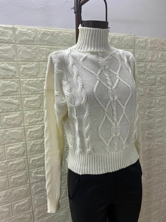 Sweater Catalea Media polera tejido fantasía. Art: 9623 - amaika
