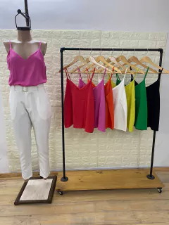 Musculosa bretel de fibrana viscosa. Art: 3743 - amaika