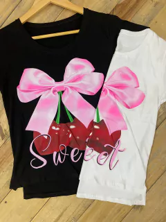 Remera Algodón peinado Sweet. Art: 1751 - tienda online