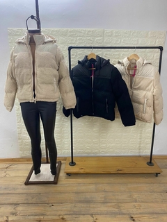 Campera Puffer Corderito con capucha desmontable. Art: 7286 - comprar online