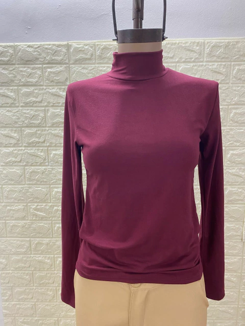 Polera básica de modal gamuzado. Art: 3775