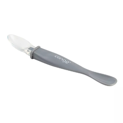 Colher de Silicone com Ponta Dupla Colors Cinza - Clingo na internet