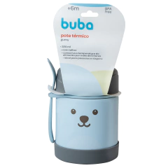 Pote Térmico com Colher Gumy Azul - Buba - comprar online