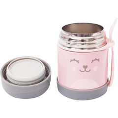 Pote Térmico com Colher Gumy Rosa - Buba - comprar online