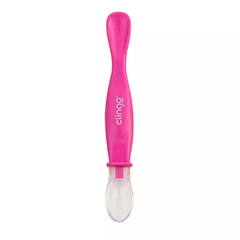 Colher de Silicone com Ponta Dupla Colors Rosa - Clingo