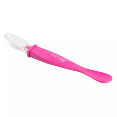 Colher de Silicone com Ponta Dupla Colors Rosa - Clingo - comprar online