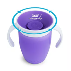 Copo Treinamento 360 com Tampa Roxo
