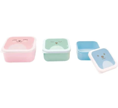 Kit com Três Potinhos Gumy Rosa - Buba na internet
