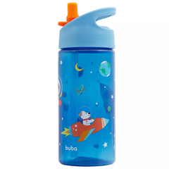 Garrafa Infantil Astronauta com Canudo Retrátil 400ml - Buba na internet