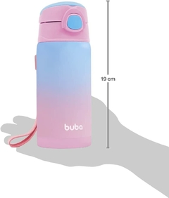 Copo Térmico Rosa com Parede Dupla e Canudo - Buba na internet