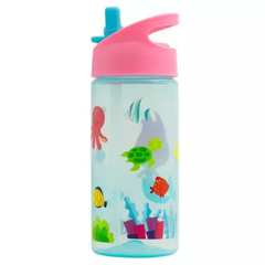 Garrafa Infantil Sereia com Canudo Retrátil 400ml - Buba na internet