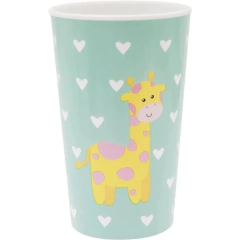 Imagem do Kit Refeição com Prato, Bowl e Copo Animal Fun Girafa - Buba