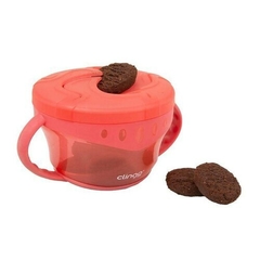 Pote Porta Snacks Smart Rosa - Clingo