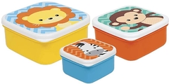 Kit com 3 Potinhos Coloridos Animal Fun - Buba na internet