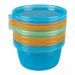 Imagem do Kit com 6 Potinhos Coloridos Para Papinha - Buba