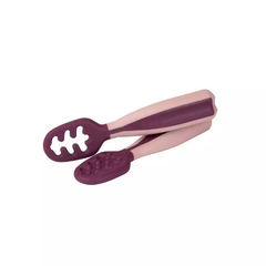 Kit com 2 Colheres para Treinamento Modelo Colors Rosé - Clingo