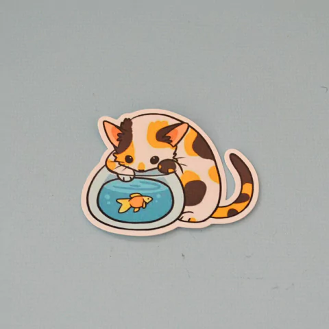 Sticker - Gato Kawaii - Zoona pet
