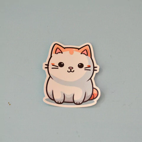 Sticker - Gato Kawaii