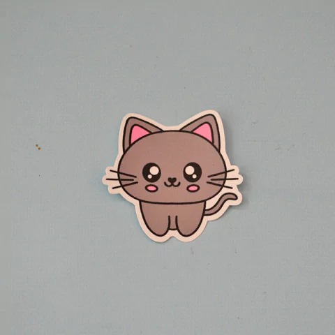 Sticker - Gato Kawaii - tienda online