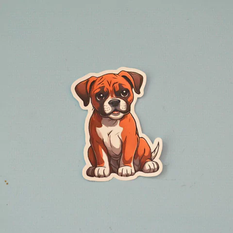 Sticker - Perro Tierno en internet