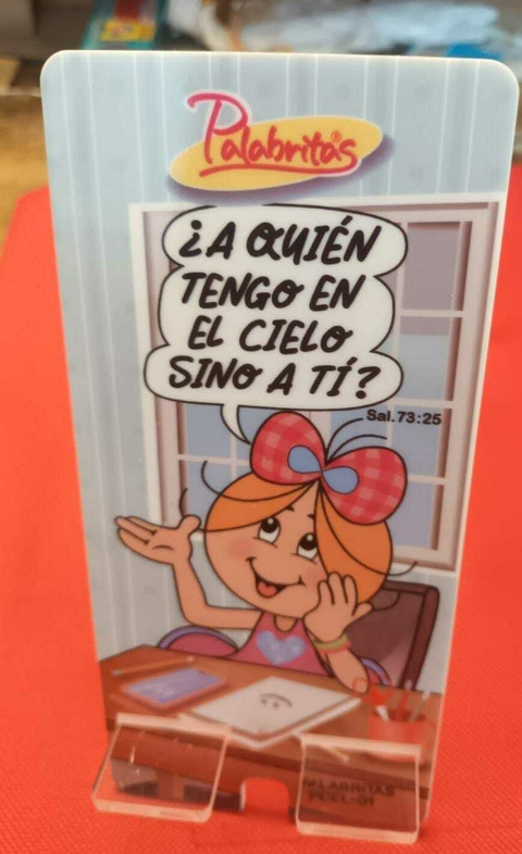 Porta celular Palabritas: PCEL 01 ¿A quién tengo en el cielo?