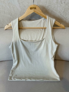 TOP ESCOTE CUADRADO *MODAL SOFT* - tienda online