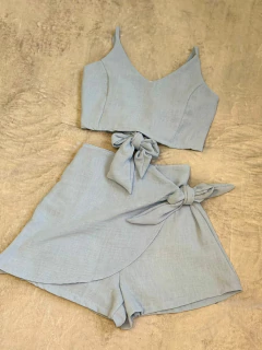 CONJUNTO TOP Y SKORT *LINAN LISO* - CITTÀ