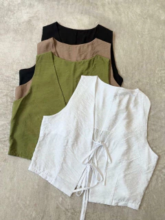 CHALECO TIRITAS *SEDITA EFECTO ARRUGADO* *SALE* - CITTÀ