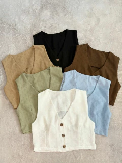 CHALECO BOTONES *POLINA TRAMADA* *SALE* - CITTÀ