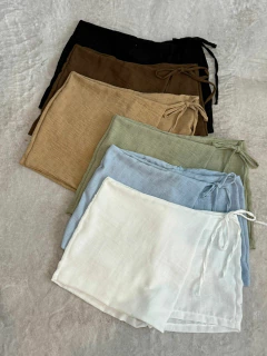 SHORT POLLERA CRUZADO *POLINA TRAMADA* *SALE* - tienda online